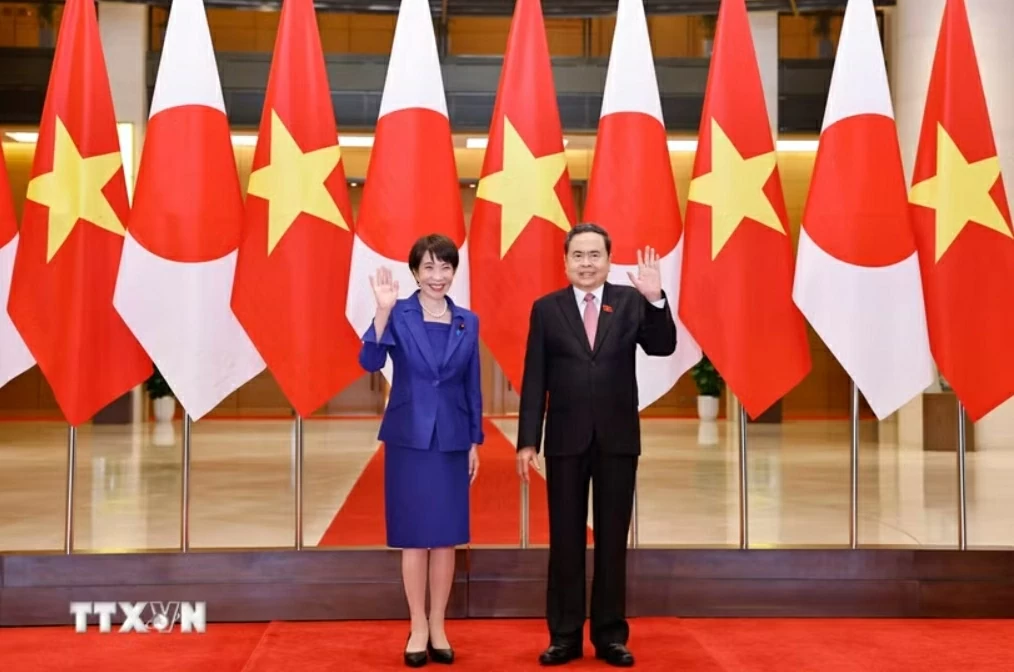 NA Chairman Tran Thanh Man meets with Japanese Prime Minister Takaichi Sanae