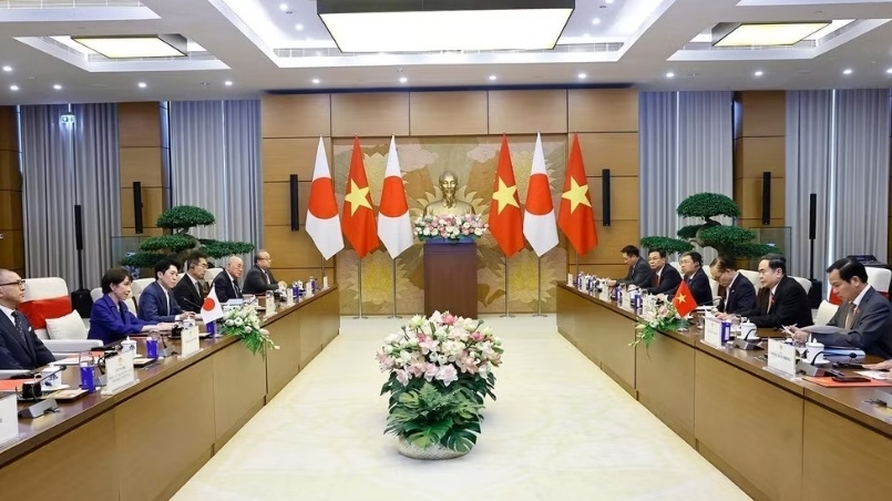 NA Chairman Tran Thanh Man meets with Japanese Prime Minister Takaichi Sanae