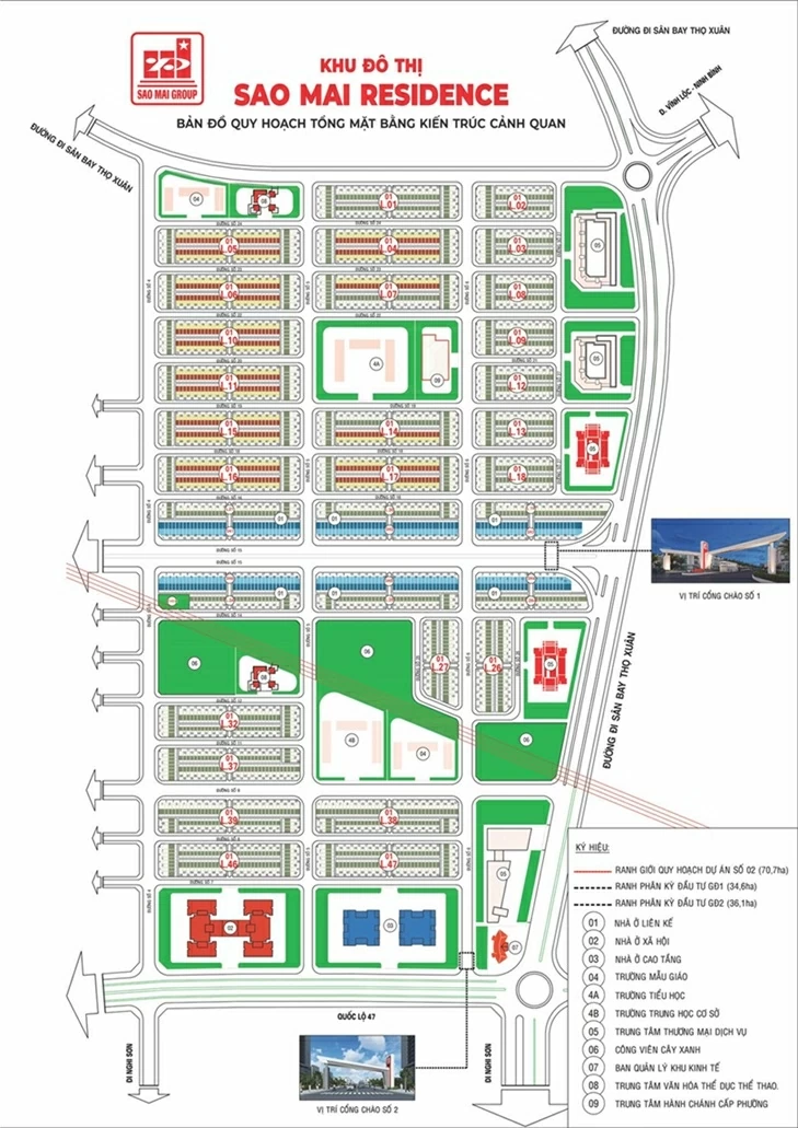 Bản đồ quy hoạch chi tiết nói lên tất cả.