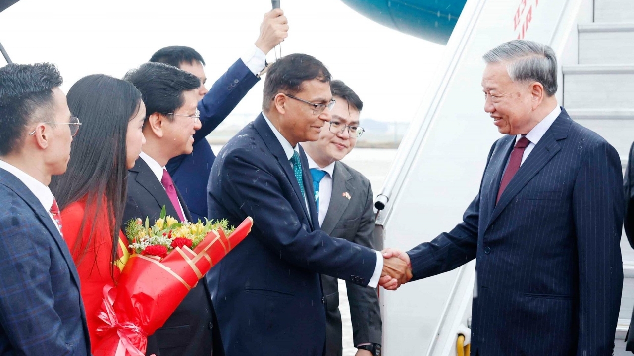 General Secretary, President To Lam arrives in New Delhi, beginning state visit to India