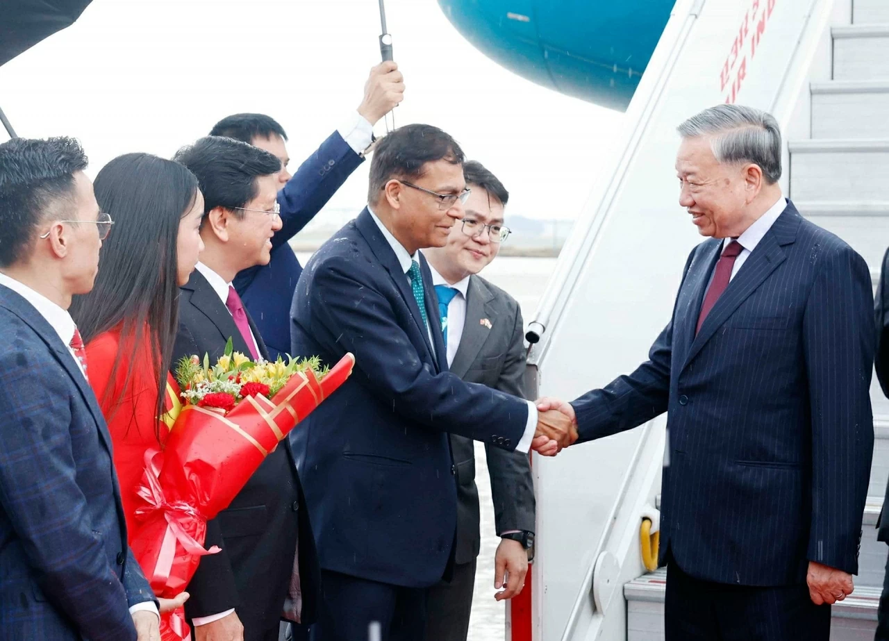 General Secretary, President To Lam arrives in New Delhi, beginning state visit to India