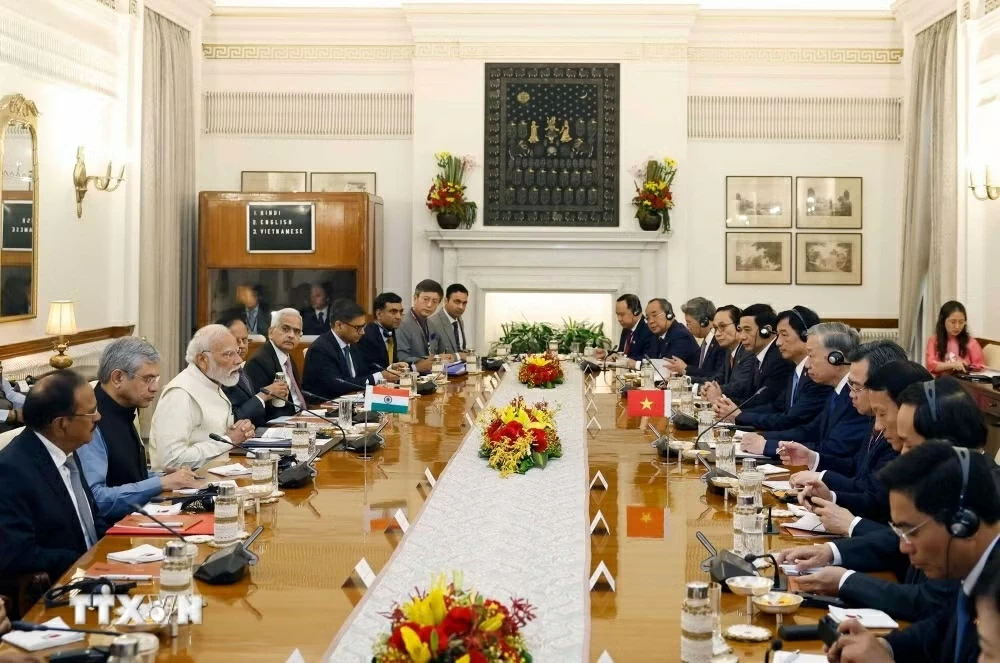 General Secretary, President To Lam's visit to India and Sri Lanka achieves outstanding success: Politburo member, FM Le Hoai Trung