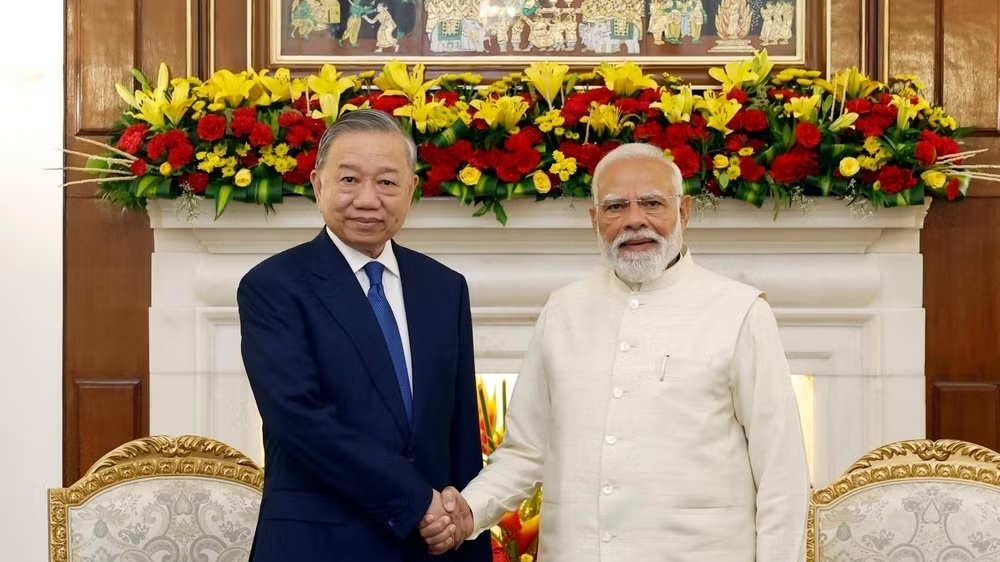 General Secretary, President To Lam holds talks with Indian Prime Minister Narendra Modi in New Delhi