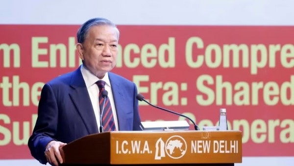 Vietnam, India share vision, strategic convergence, substantive cooperation: General Secretary, President To Lam at ICWA