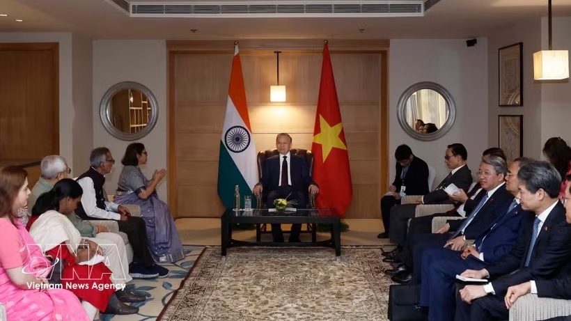 General Secretary, President To Lam receives President of India-Vietnam Friendship Association