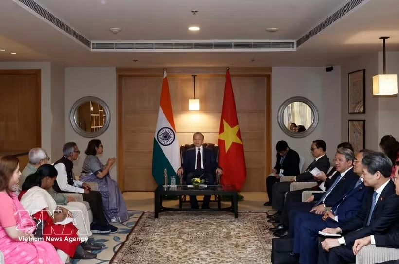 General Secretary, President To Lam receives President of India-Vietnam Friendship Association
