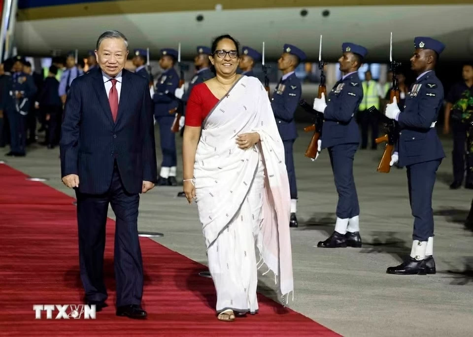 General Secretary, President To Lam begins state visit to Sri Lanka