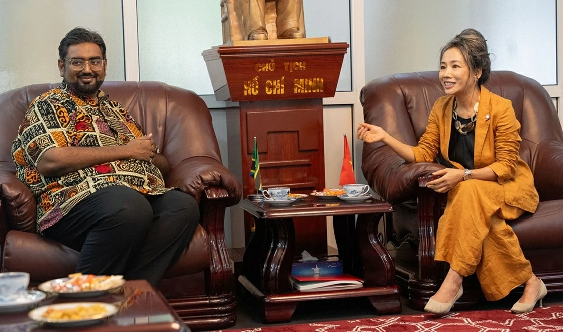Ambassador Vu Thanh Huyen welcomes Miss World Tanzania 2026 ahead of Miss World Finals in Vietnam