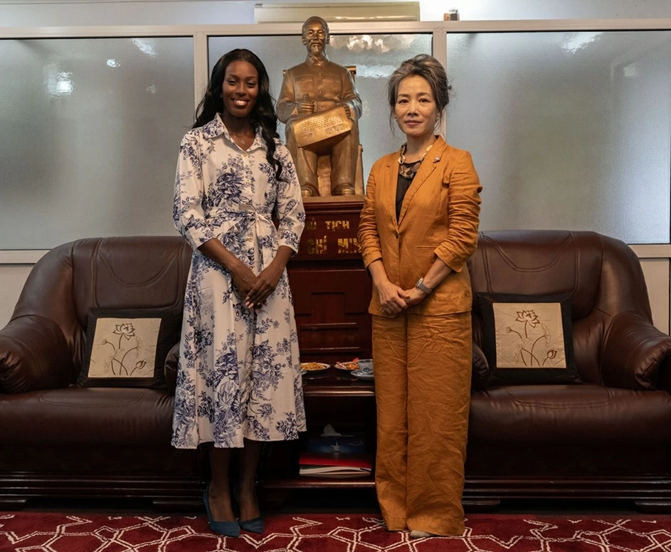 Ambassador Vu Thanh Huyen welcomes Miss World Tanzania 2026 ahead of Miss World Finals in Vietnam Ambassador Vu Thanh Huyen welcomes Miss World Tanzania 2026 ahead of Miss World Finals in Vietnam