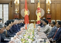 General Secretary, President To Lam holds talks with Sri Lankan President Anura Kumara Dissanayake in Colombo