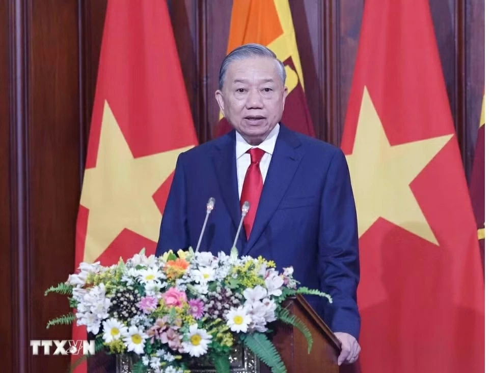 Vietnam, Sri Lanka leaders meet the press, announce upgrade of ties to Comprehensive Partnership