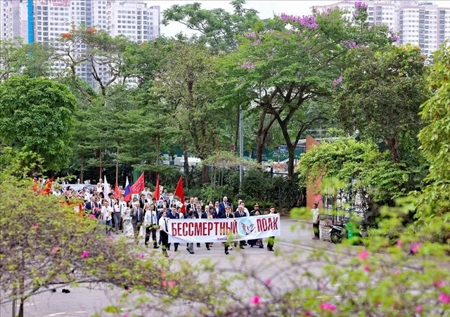 Russian Embassy organizes Immortal Regiment parade to commemorate Victory Day against fascism Russian Embassy organizes Immortal Regiment parade to commemorate Victory Day against fascism