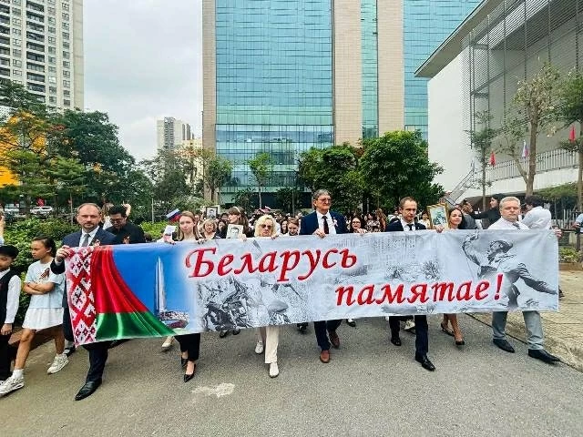 Russian Embassy organizes Immortal Regiment parade to commemorate Victory Day against fascism Russian Embassy organizes Immortal Regiment parade to commemorate Victory Day against fascism