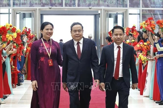 Party and State leaders attend opening ceremony of 11th National Congress of the Vietnam Fatherland Front in Hanoi