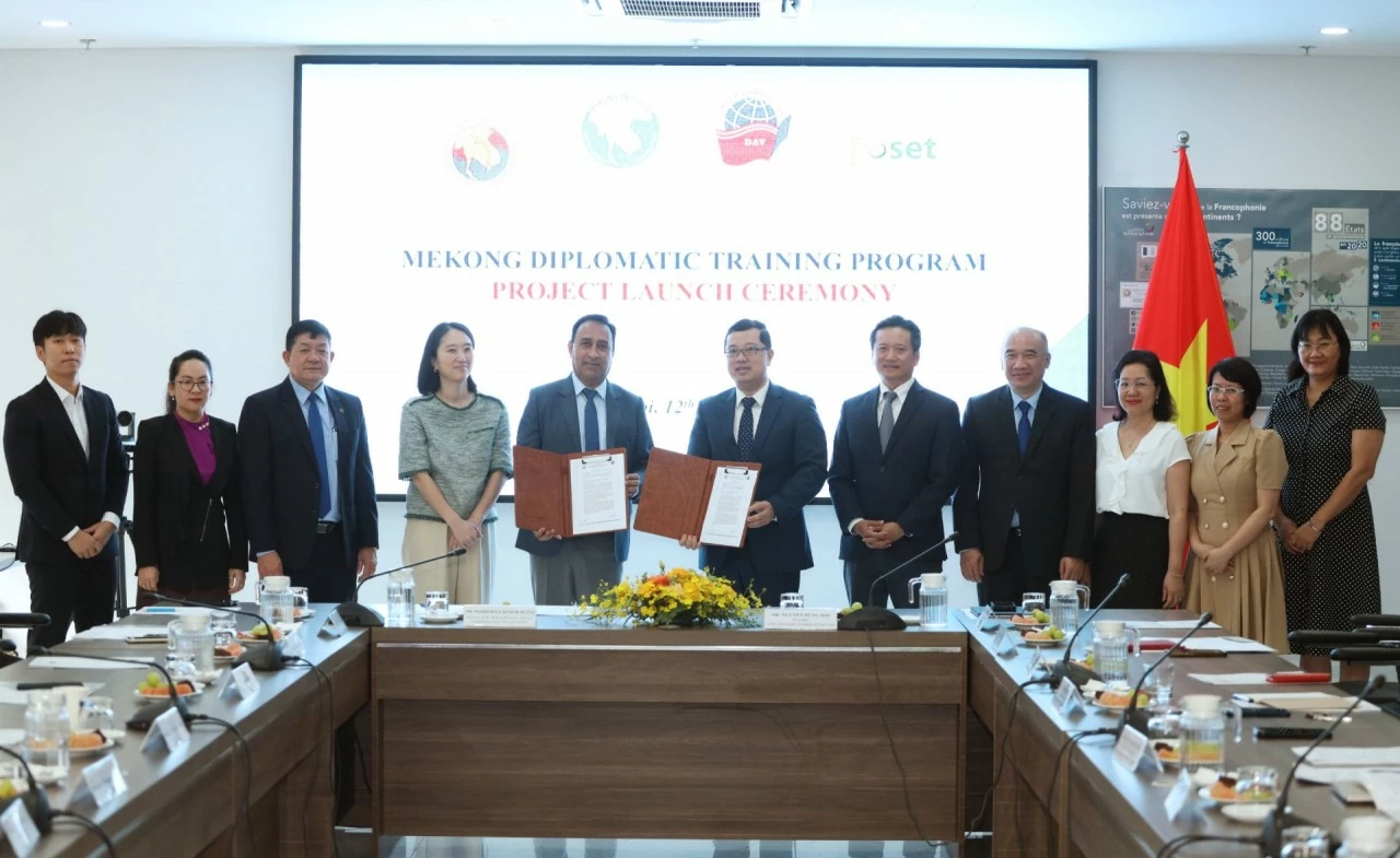Launch ceremony of the 'Mekong diplomatic training program' project