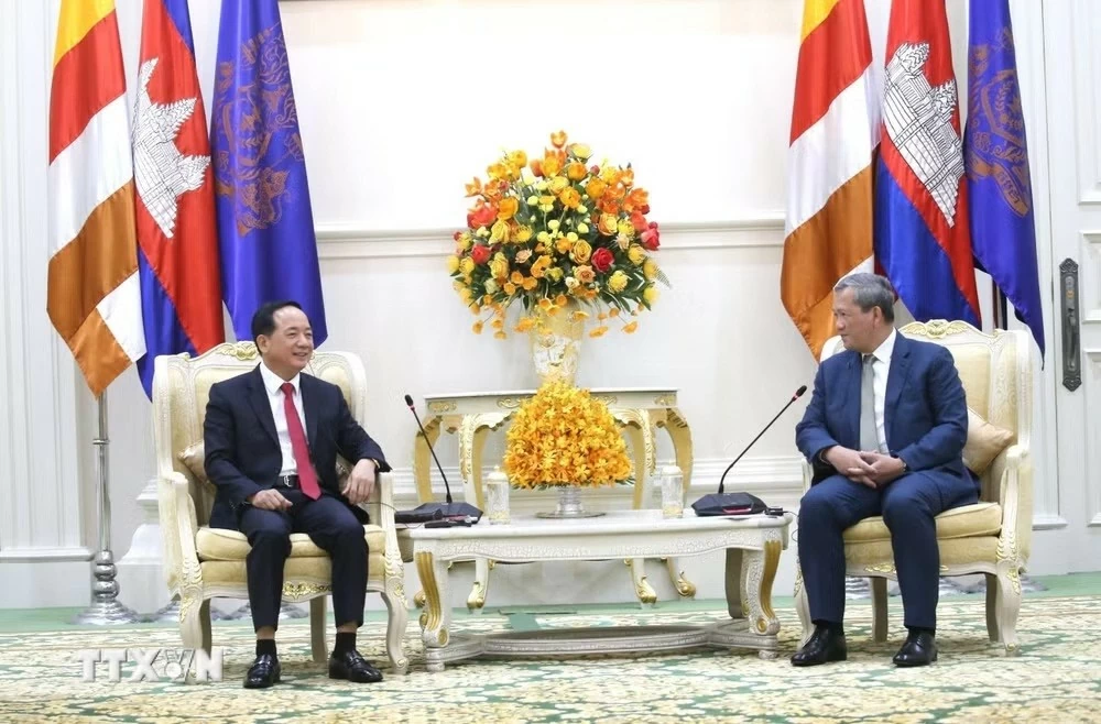 Politburo member Trinh Van Quyet visits Cambodia to strengthen bilateral cooperation