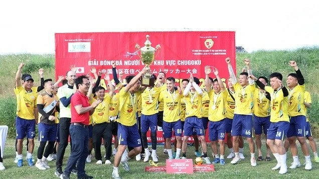 Vietnamese in Japan's Hiroshima compete in annual Amateur Football Tournament