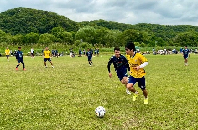 Vietnamese in Japan's Hiroshima compete in annual Amateur Football Tournament