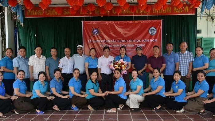 European Overseas Vietnamese build classroom for disadvantaged children in Thai Nguyen