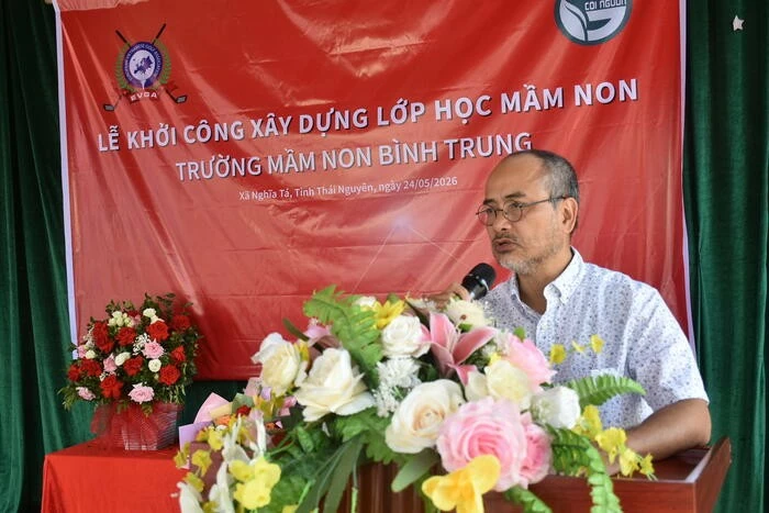 European Overseas Vietnamese build classroom for disadvantaged children in Thai Nguyen