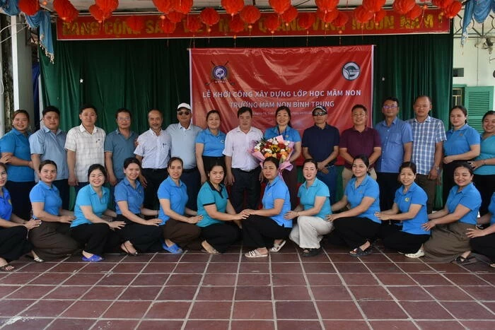 European Overseas Vietnamese build classroom for disadvantaged children in Thai Nguyen