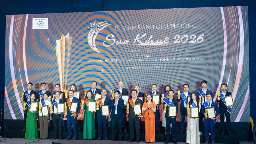 Sao Khue 2026: Honouring 123 Vietnamese technology solutions driving digital economy development