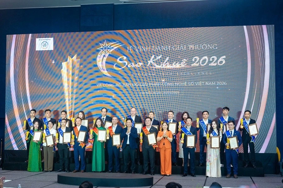 Sao Khue 2026: Honouring 123 Vietnamese technology solutions driving digital economy development