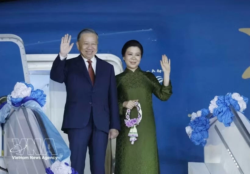 General Secretary, President To Lam departs Thailand for state visit to Singapore
