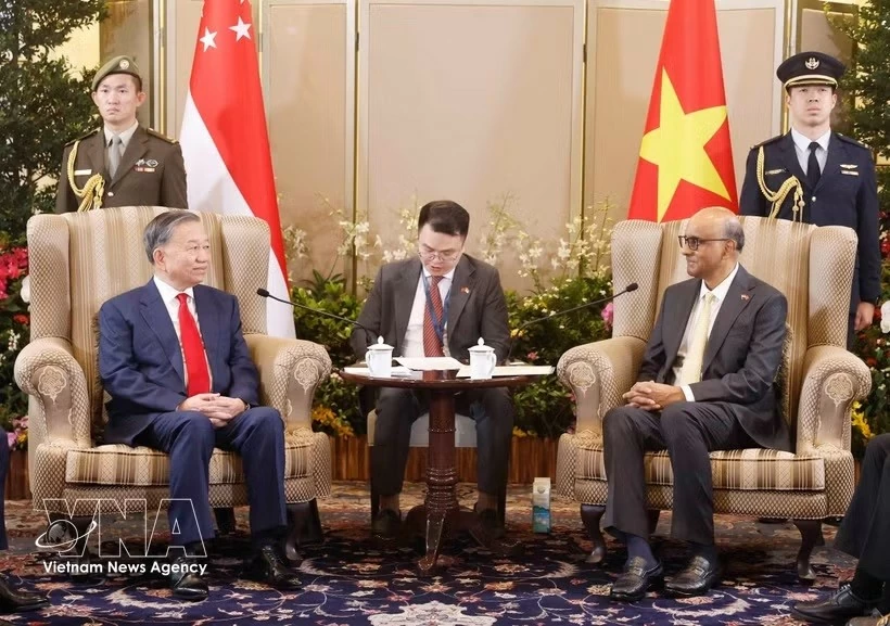 Vietnam, Singapore leaders hold talks to promote sci-tech, innovation as pillar of Comprehensive Strategic Partnership Vietnam, Singapore leaders hold talks to promote sci-tech, innovation as pillar of Comprehensive Strategic Partnership