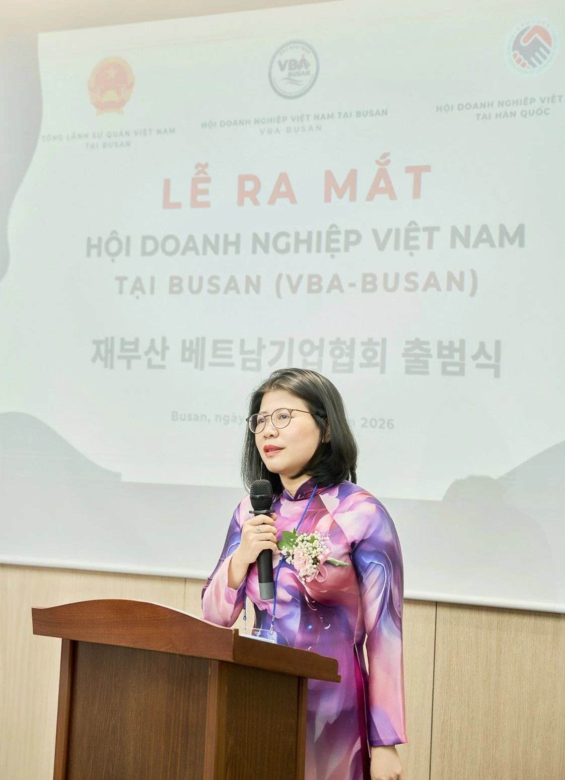 Launch ceremony of the Vietnamese Business Association in Busan