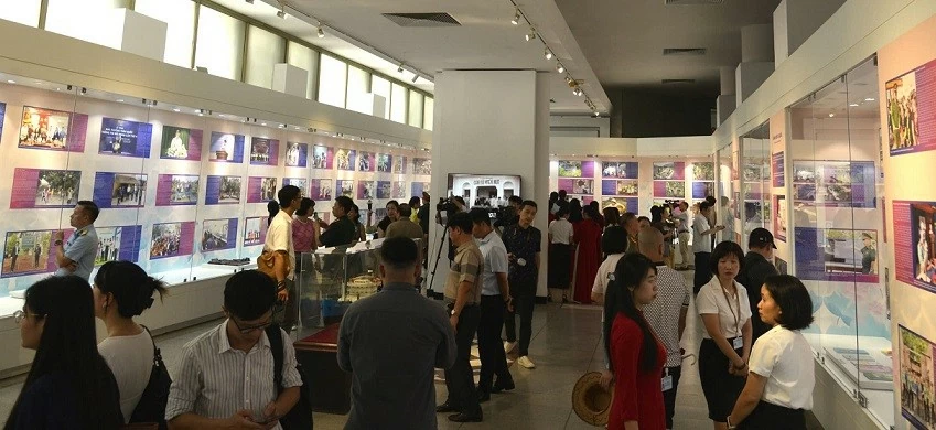 Exhibition honours 136 exemplary figures in studying and following Ho Chi Minh's ideology, morality
