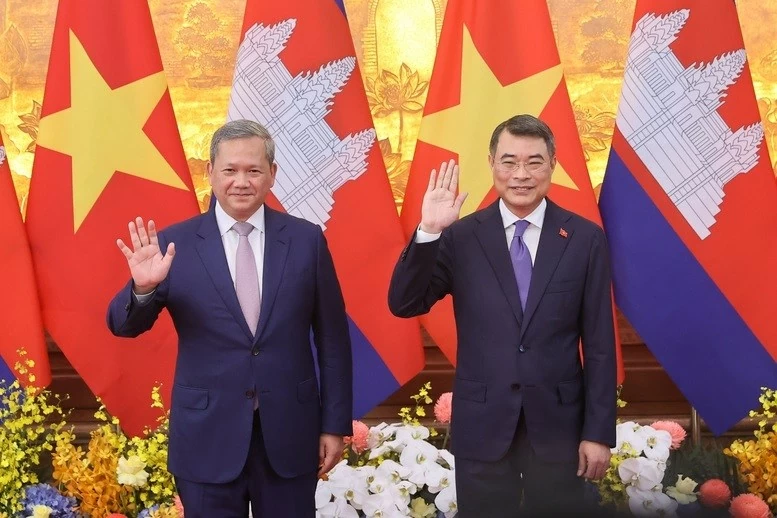 Welcome ceremony held for Cambodian Prime Minister Hun Manet in Hanoi Welcome ceremony held for Cambodian Prime Minister Hun Manet in Hanoi
