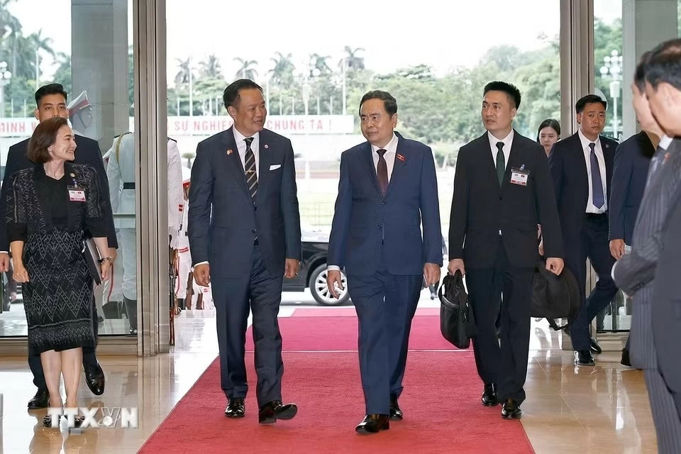 National Assembly Chairman Tran Thanh Man meets with Thai Prime Minister Anutin Charnvirakul