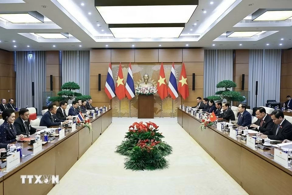 National Assembly Chairman Tran Thanh Man meets with Thai Prime Minister Anutin Charnvirakul