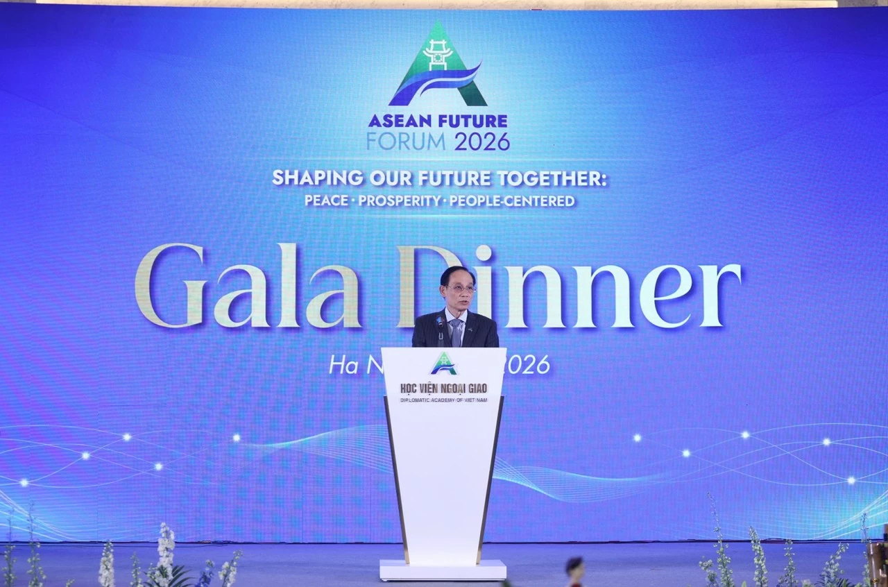 Politburo Member, Foreign Minister Le Hoai Trung hosts reception for delegates attending ASEAN Future Forum 2026 Politburo Member, Foreign Minister Le Hoai Trung hosts reception for delegates attending ASEAN Future Forum 2026