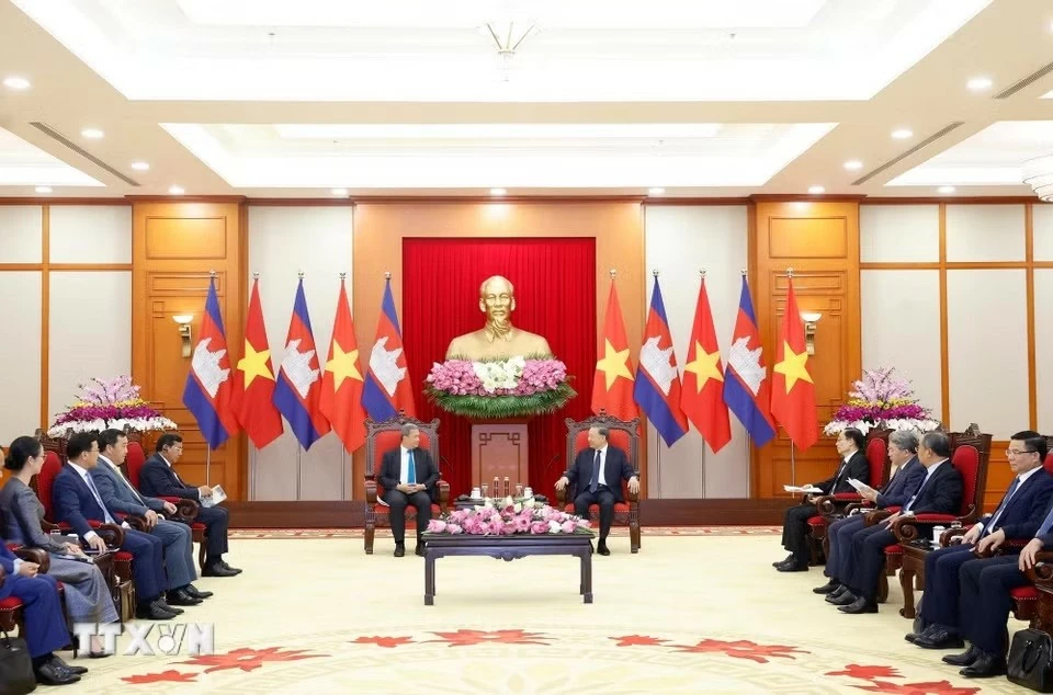 General Secretary, President To Lam received Cambodian Prime Minister Hun Manet