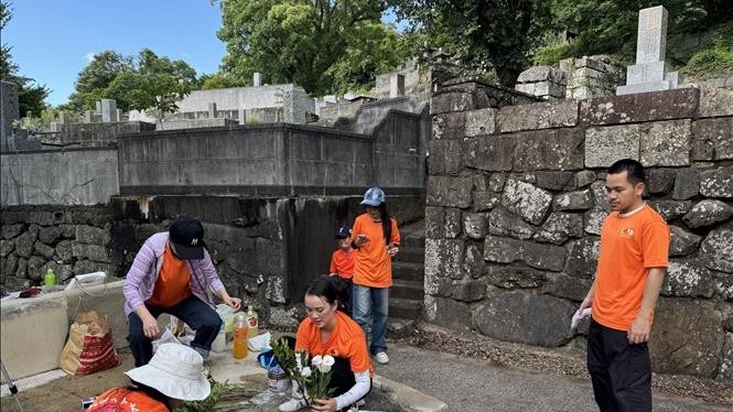 Vietnamese in Nagasaki pay tribute to Princess Ngoc Hoa, strengthening the bridge of friendship