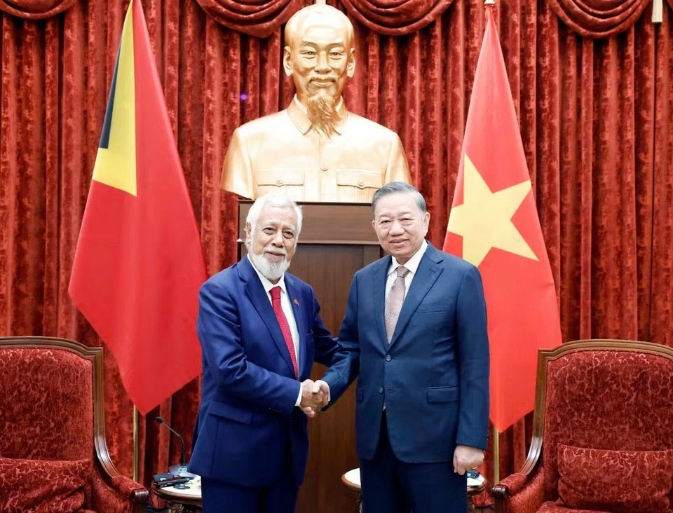 General Secretary, President To Lam receives Timor-Leste Prime Minister Kay Rala Xanana Gusmao General Secretary, President To Lam receives Timor-Leste Prime Minister Kay Rala Xanana Gusmao