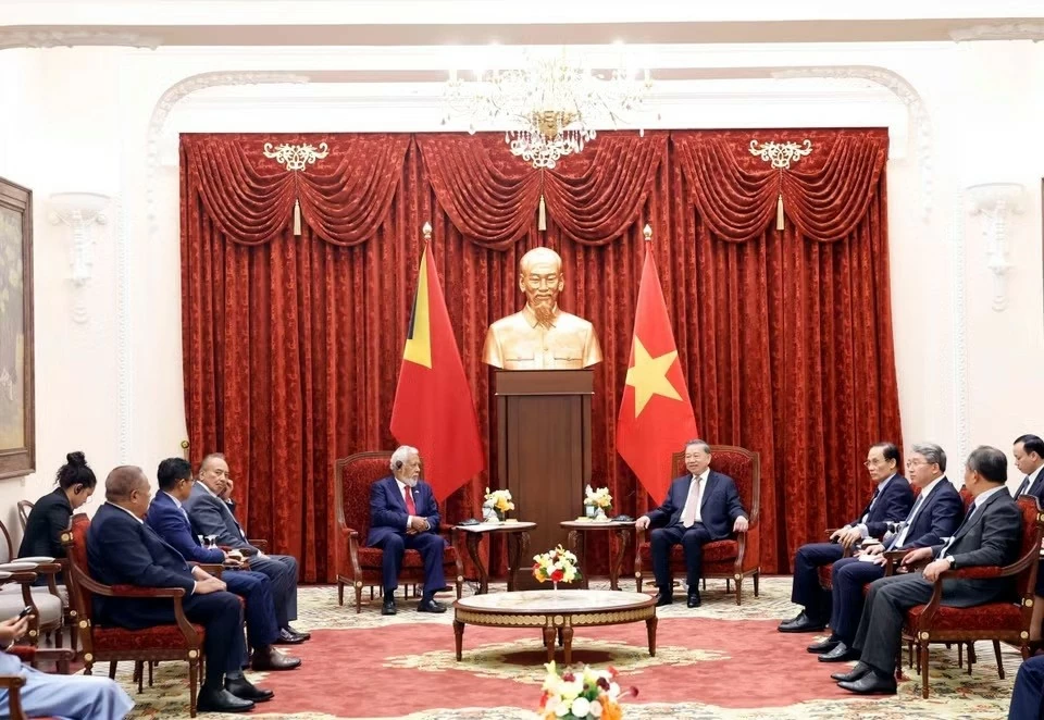 General Secretary, President To Lam receives Timor-Leste Prime Minister Kay Rala Xanana Gusmao General Secretary, President To Lam receives Timor-Leste Prime Minister Kay Rala Xanana Gusmao
