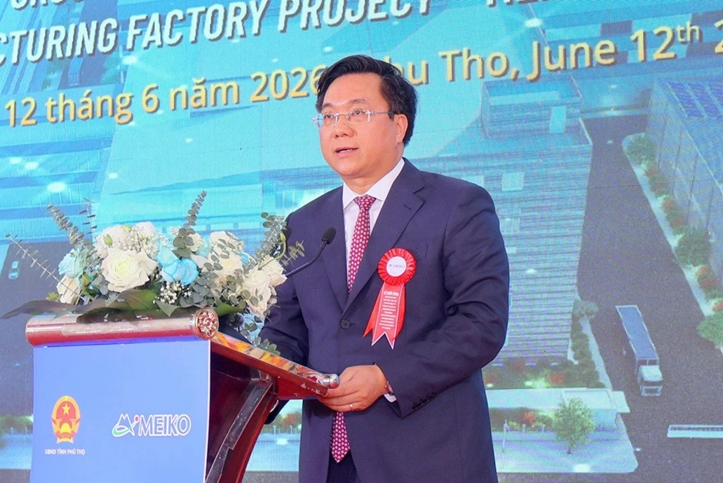 Phu Tho holds groundbreaking ceremony for Meiko Yen Quang Electronic Chip Manufacturing Plant