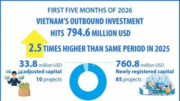 Vietnam’s outbound investment up 2.5 times year-on-year