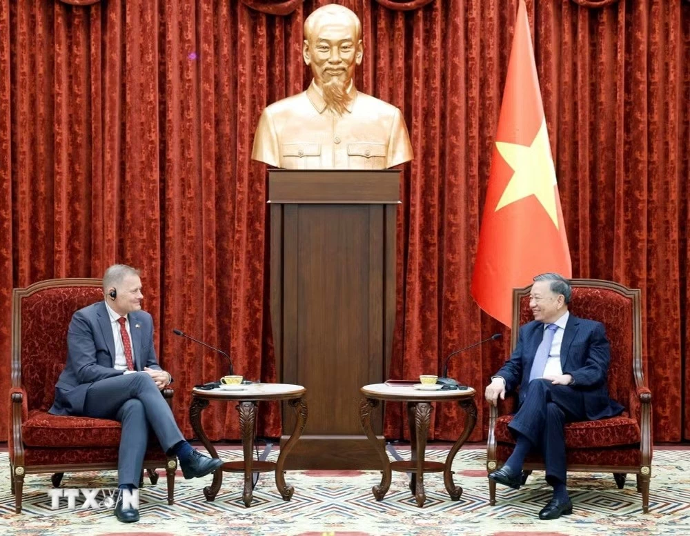 General Secretary, President To Lam receives outgoing Danish Ambassador General Secretary, President To Lam receives outgoing Danish Ambassador