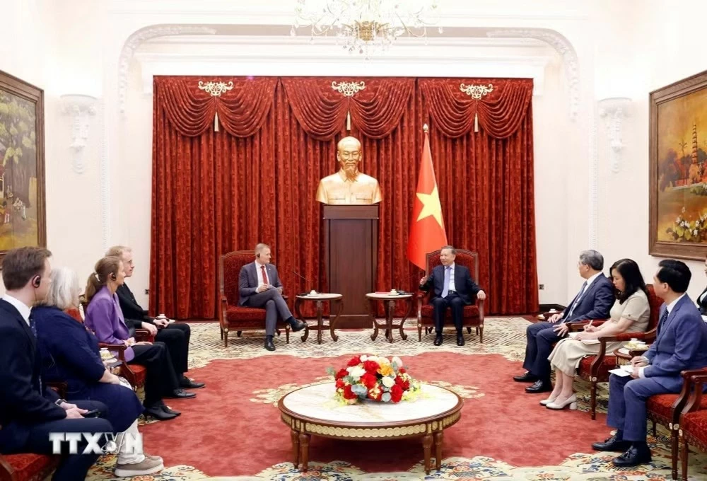 General Secretary, President To Lam receives outgoing Danish Ambassador General Secretary, President To Lam receives outgoing Danish Ambassador
