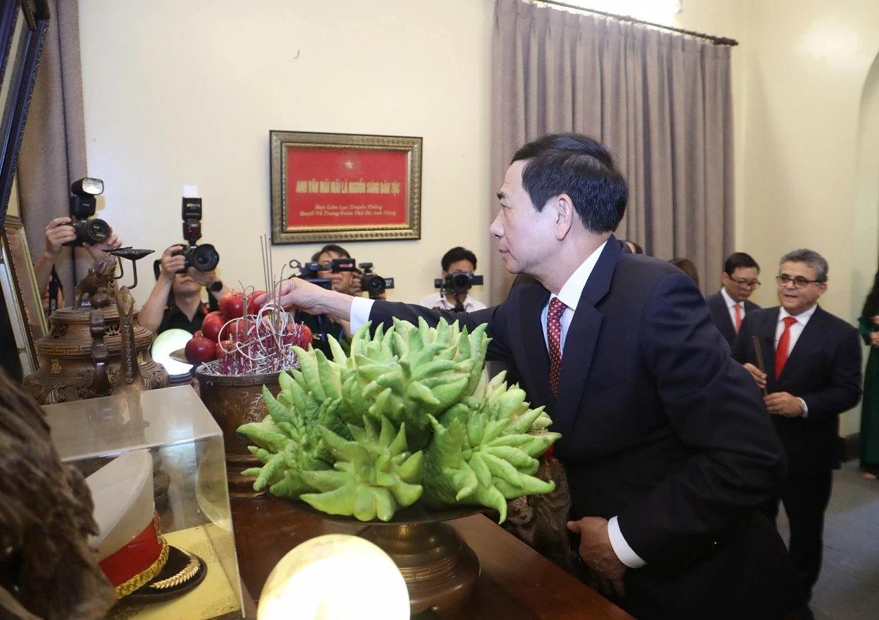 Ceremony for posthumous award of the Order of the Grand Collar of the State of Palestine to the Late General Vo Nguyen Giap