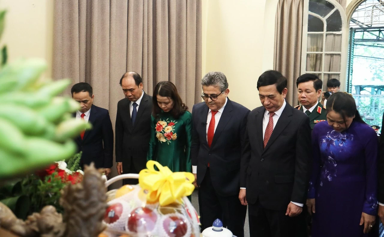 Ceremony for posthumous award of the Order of the Grand Collar of the State of Palestine to the Late General Vo Nguyen Giap