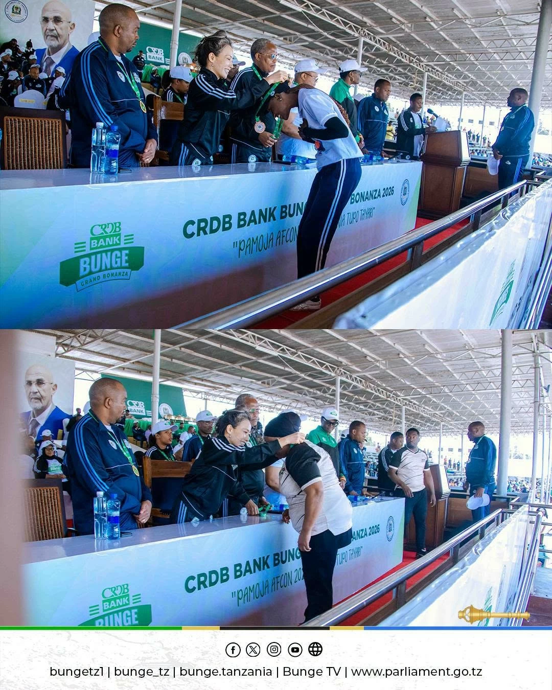 Đại sứ Vũ Thanh Huyền đã vinh dự được mời lên khán đài danh dự để đồng hành cùng Phó Chủ tịch Quốc hội Daniel Sillo trực tiếp trao huân chương và cúp vô địch cho các vận động viên, cầu thủ đạt thành tích xuất sắc. Đại sứ Vũ Thanh Huyền đã vinh dự được mời lên khán đài danh dự để đồng hành cùng Phó Chủ tịch Quốc hội Daniel Sillo trực tiếp trao huân chương và cúp vô địch cho các vận động viên, cầu thủ đạt thành tích xuất sắc.