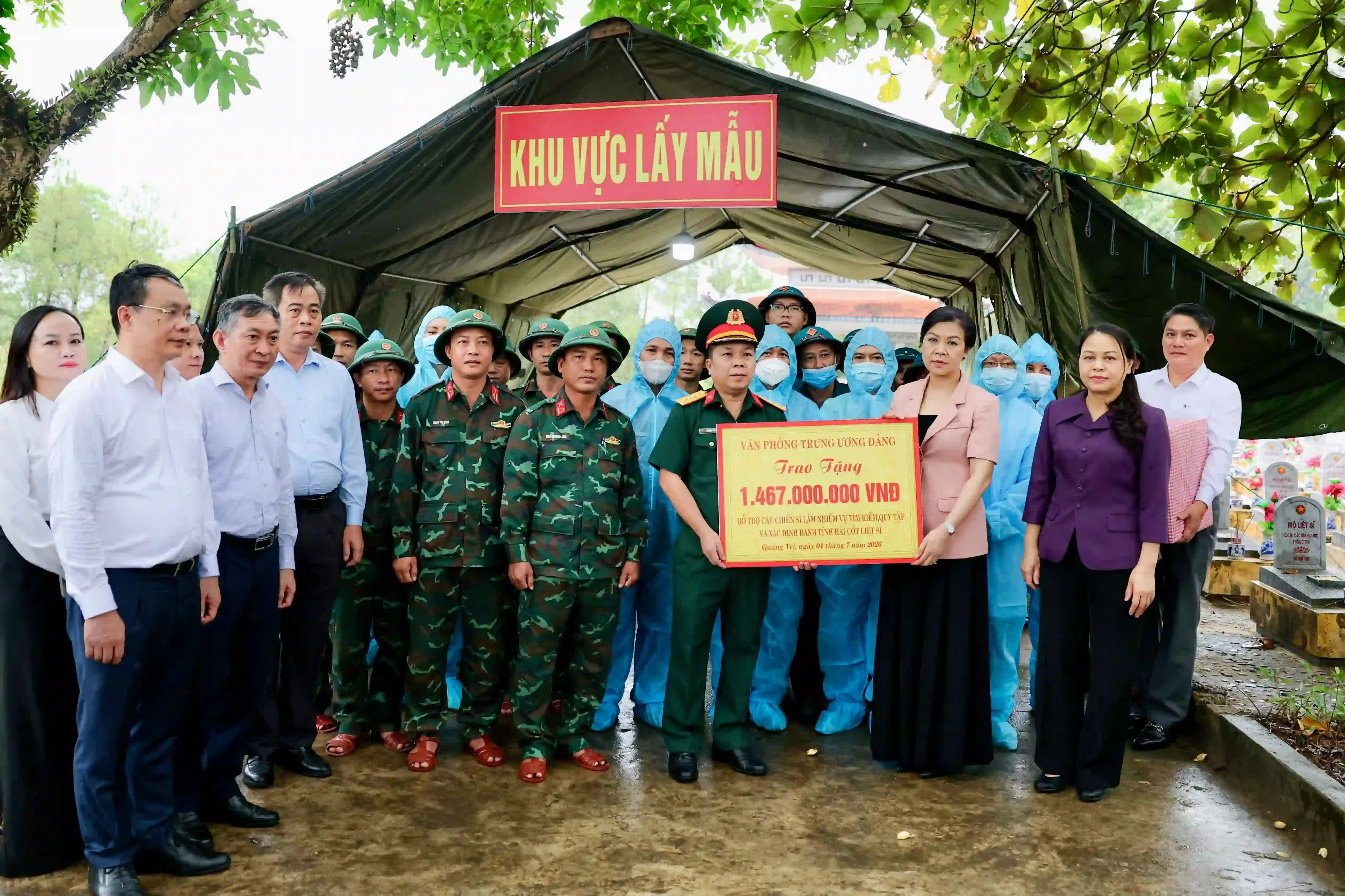 Journey of gratitude: Supporting the mission to bring fallen heroes home in Quang Tri
