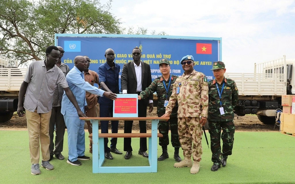 Vietnamese Engineering Unit No. 4 contributes to peace through practical actions in Abyei Vietnamese Engineering Unit No. 4 contributes to peace through practical actions in Abyei