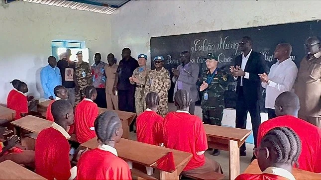 Vietnamese Engineering Unit No. 4 contributes to peace through practical actions in Abyei Vietnamese Engineering Unit No. 4 contributes to peace through practical actions in Abyei