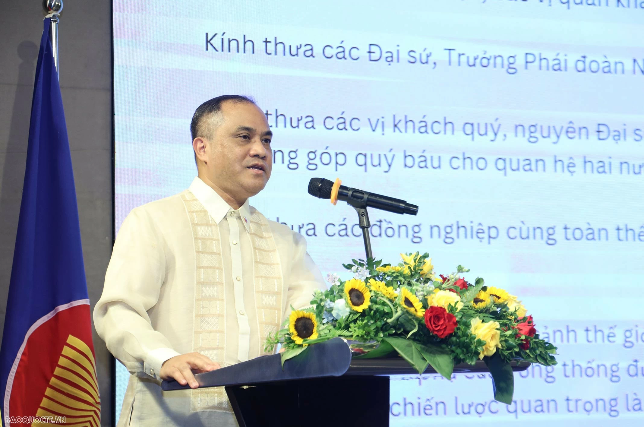 Foreign Minister Le Hoai Trung attends ceremony marking 50 years of Vietnam–Philippines diplomatic relations